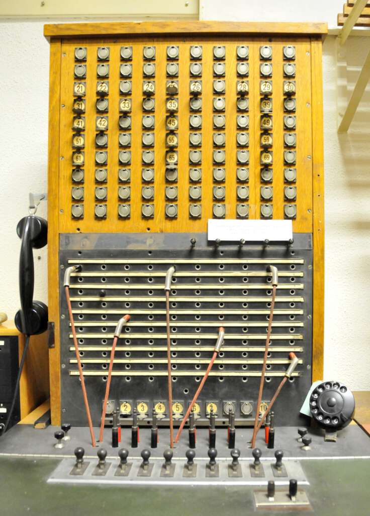 Handbediende-telefooncentrale